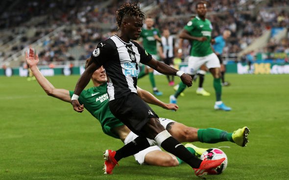 Image for Atsu set for big role after Saint-Maximin injury
