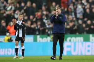 dwight-gayle-and-eddie-howe-applaud-the-newcastle-united-fans-inside-st-james-park-2022