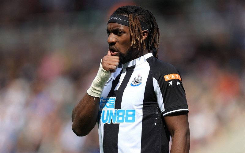 Image for Newcastle latest news: Pundit shrugs off Allan Saint-Maximin’s controversial interview